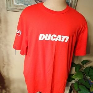 🚫SOLD🚫 Ducati Italian Sportwear Red Tee Medium